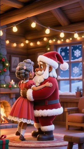 Santa & Mrs. Claus Dancing in Their Cozy Cabin 💃🎅❤️ Christmas Magic!