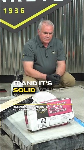 Concrete resurfacing prep: never skip this step | #Sakrete Pro Tips