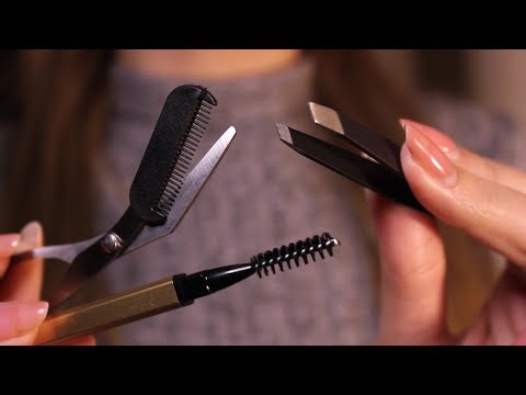 ASMR Friend Does Your Eyebrows 🌟 Gentle brow care, no talking, layered sounds