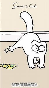 This cat finds himself in a sticky situation