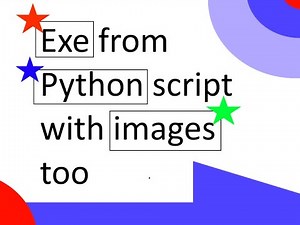 Python to exe with IMAGES