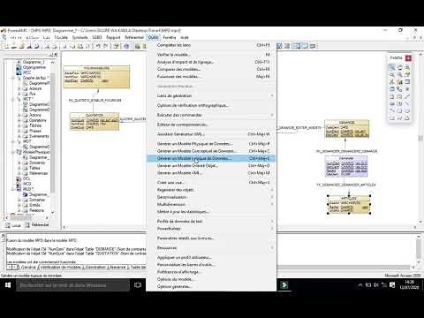 9 POWER AMC Génération d'un modèle Physique de Données MPD à partir d'un MLD
