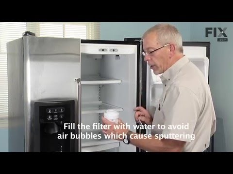 GE Refrigerator Repair – How to replace the Ice and Water Filter