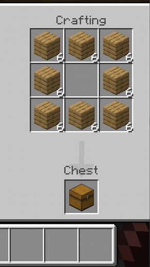 how to make a chest in #minecraft