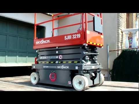skyjack 3219 scissor lift - rp rentals