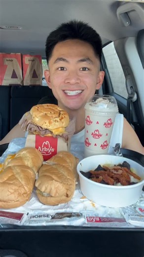 Trying @arbys NEW Menu Items 🔥 #food #foodie #foodreview #arbys #mukbang #asmr #tastetest #eating #reels #eating #foodblogger #thanksgiving #burger #fastfood #foodislife | Thejcheneats