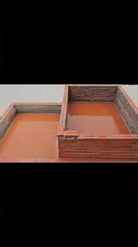 Building a brick planter from scratch #diy #brickwork #satisfying