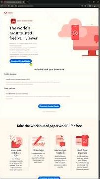 How to install Free Adobe Acrobat Reader | How to make Acrobat Reader default app for PDFs