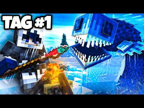 I played Minecraft in an ice world...