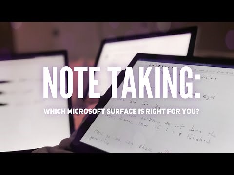 Onenote and Windows pen and ink - Surface Pro - Go - Book - What's the difference?