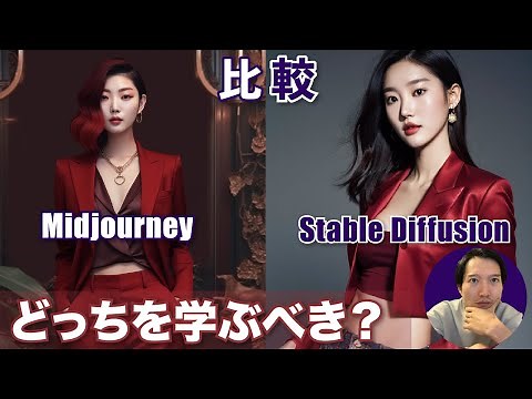 【どっちが良い？】Stable DiffusionとMidjourneyの特徴を比較！