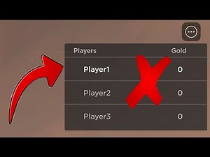 Como quitar la leaderboard en roblox studio