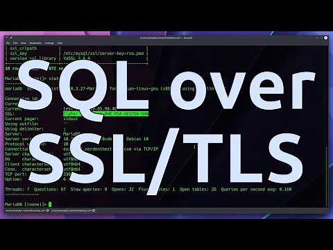 MariaDB SQL over SSL/TLS