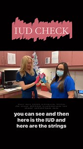 Check out this video from Dr. Christine Greves, a board-certified OBGYN. "If you’re thinking of getting an IUD, also known as an intrauterine device, you may be wondering what a string check is, etc. even if you’re not wondering, you may find this interesting."  instagram.com/drccgreves | Orlando Health Women's Institute | Facebook