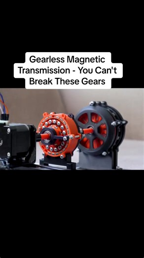 Gearless Magnetic Transmission - You Can't Break These Gears