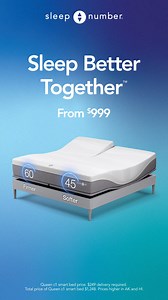 See for yourself what makes our smart beds the best beds for couples! | Sleep Number | Facebook