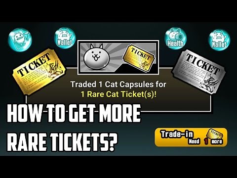 The Battle Cats | How to get more Rare Tickets? (Guide)