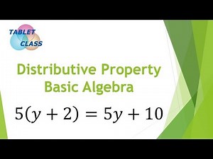 The Distributive Property (Learn Basic Algebra)