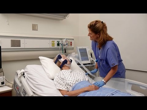 NIV Mask Fitting: Philips Respironics noninvasive hospital mask