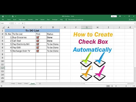 #175-Learn VBA: How to Create Check Box in Excel With VBA