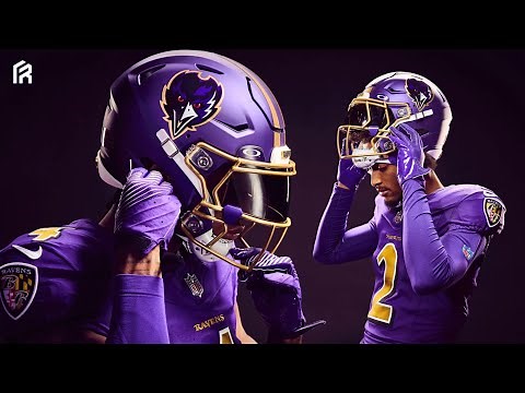 Unveiling the Bold New Helmet Design of the Baltimore Ravens!