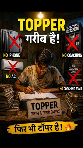 अगर टॉपर के पास iPhone, Coaching और AC Room ना हो? 😳