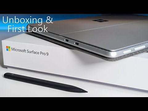 2022 Surface pro 9 - Unboxing and First Look
