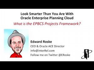 What is the EPBCS Projects Framework?