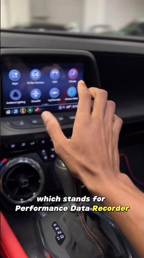 Performance data recorder for the Camaro ZL1 1LE🔥 #track #camaro #zl1 #hacks