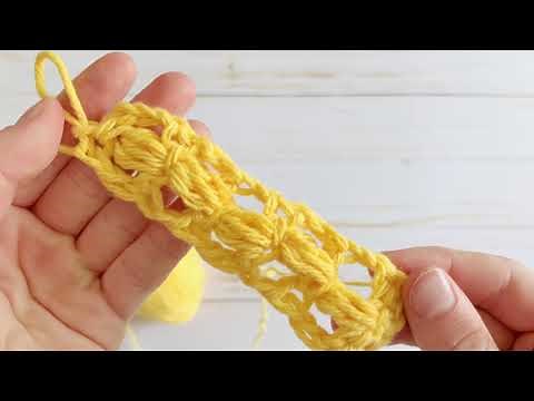 How to Crochet the Puff Stitch - Easy BEGINNER Tutorial