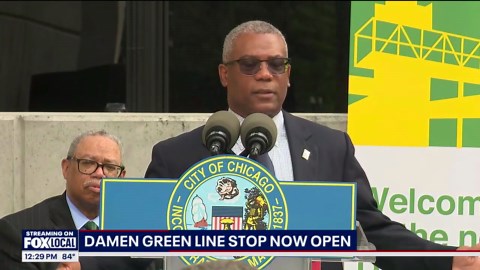 CTA opens new Damen Green Line station ahead of DNC