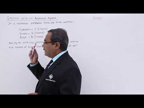 DBMS - Question Solve on Relational Algebra - 1