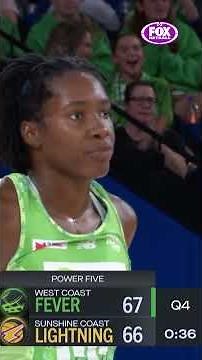 How's the composure from the Fever 🤯