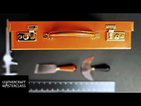 Making A Leather Attache Case- Video Course Preview. Learn the traditional craft of case making