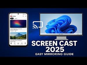 How to Cast Your Mobile Screen to Windows 11 PC | Easy Screen Mirroring Guide (2025) PART I