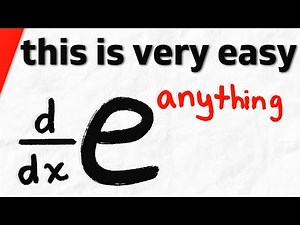 How to Differentiate Any e^x with the Chain Rule | Calculus 1 Exercises