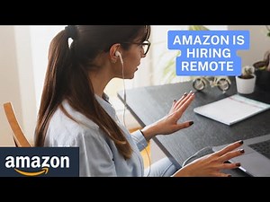 Amazon is Hiring! Discover Entry-Level & Experienced Remote Roles + Job Search Tips!" work from home