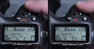 Nikon Test Shows the Blazing Speed of XQD Memory Cards Compared to CF