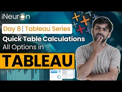 Quick Table Calculations (All Options) in Tableau - Part -2 | Tableau Tutorial