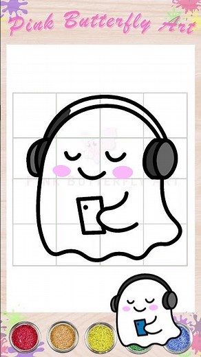 How to Draw a Cute Ghost – Easy Halloween Drawing Tutorial for Kids