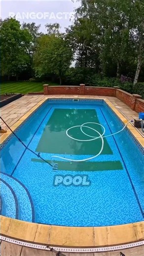 How Swimming Pools Are Cleaned Without Draining. #swimming #cleaning