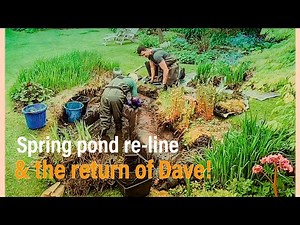 Spring pond re-line (& the return of Dave!)