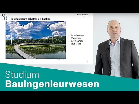 Bauingenieurwesen: Studiengangsvorstellung (Bachelor)