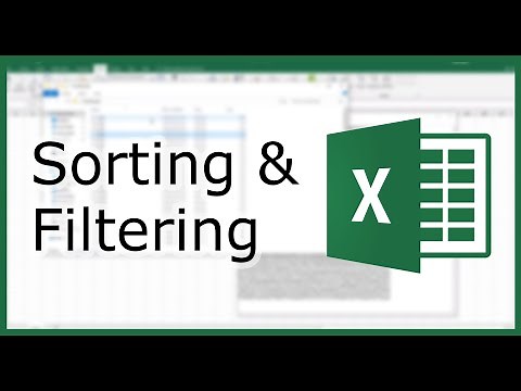 Sorting and Filtering in Excel | Excel in Minutes