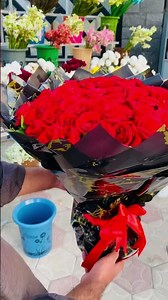 🌹 Romantic Red Rose Bouquet Tutorial | Perfect for Gifts & Events #freshflowers #foreverroses #yt