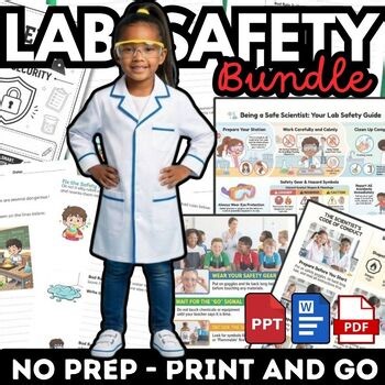 Lab Safety Activities K–5 Science Safety Posters Worksheets Elementary Classroom