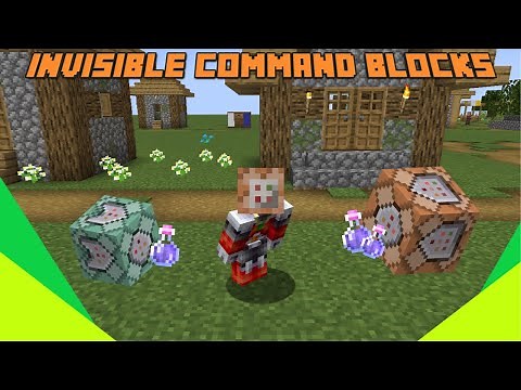 Making INVISIBLE Command Blocks!