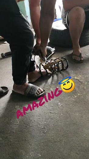 how to compress the spring #DIY