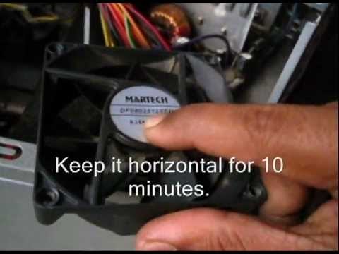 How to - Repair a CPU fan.