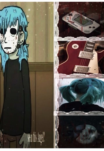 ⋮ ⌗ ┆#SALFISHER ‧₊˚🎸✩♬ ₊˚. ART IS NOT MADE BY ME !! ✮ ⋆ ˚｡𖦹 ⋆｡°✩. #sallyface #salfisher #sallyfaceedit #sallyfacegame